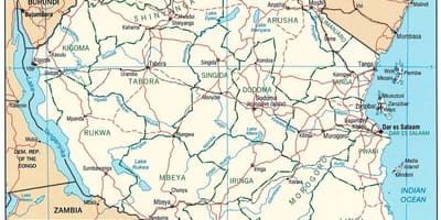 Нова карта Танзанії