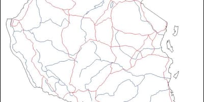 Порожня карта Танзанії